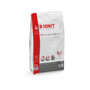 BORNIT – Dichtungsschlämme - służy do uszczelnień elementów budynków i budowli przed wilgocią występującą od strony podłoża, wodą infiltracyjną oraz wodą pod ciśnieniem.