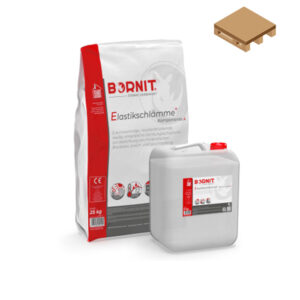 BORNIT ES (Elastikschlämme) to dwuskładnikowa, odporna na ścieranie masa uszczelniająca na bazie cementu - paleta